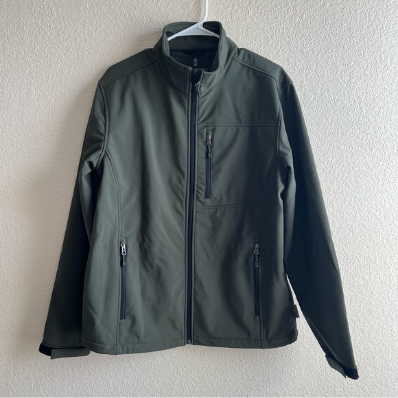 Free Country Men's Olive Green Water Resistant Jacket - Medium (38-40) - Picture 1 of 13